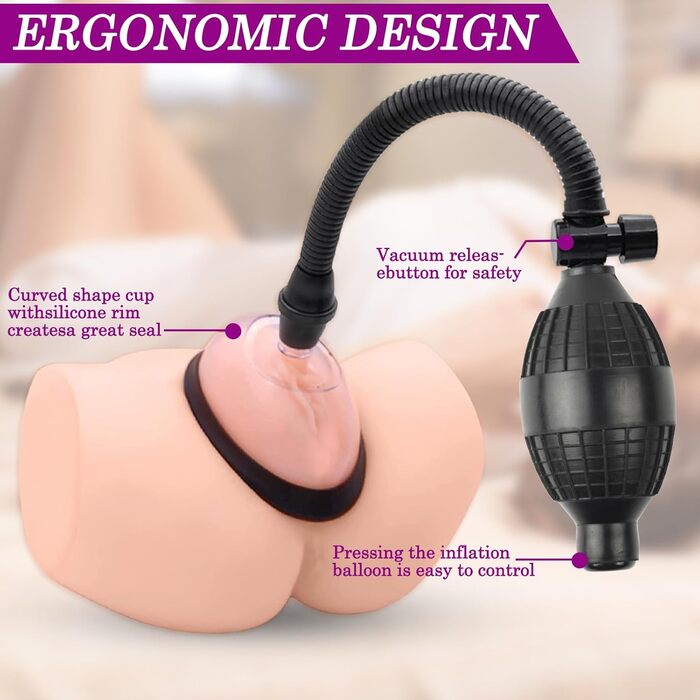 Еротична секс-іграшка BDSMLOVE Vagina Pump для жінок, Pump Clitoris Vacuum Pump Nipple Sosking Sople з 5 сильними присосками, Набір секс-іграшок для пари (15)