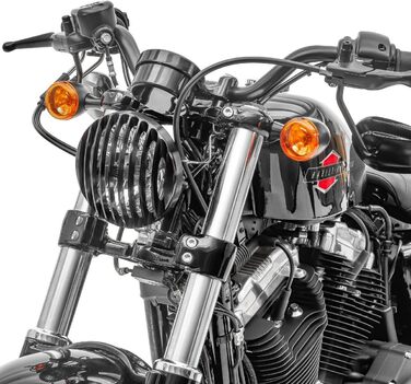 Решітка фари для Harley Sportster Forty-Eight 48 10-20 чорна