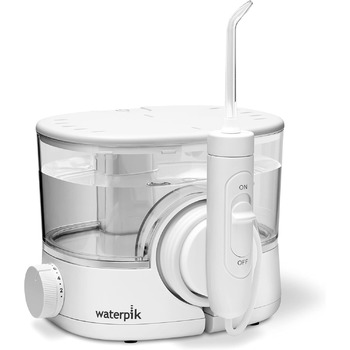 Іригатор для порожнини рота Waterpik ION WF11 (білий), бездротовий, акумуляторний та портативний, з 6 насадками та 1 футляром для зберігання