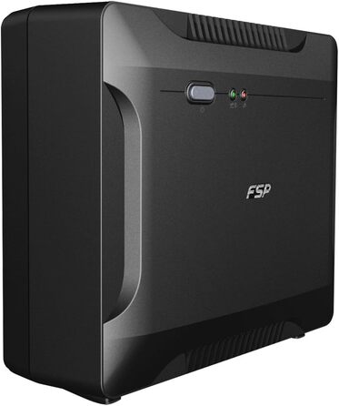 ДБЖ FSP Nano UPS 600 ВА / 360 Вт, імітація синусоїди, відмінне мікропроцесорне управління гарантує високу надійність одинарного