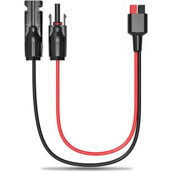 Комплекти зєднувальних кабелів для сонячних панелей для портативних генераторів Накопичувач енергії RV, 16AWG Solar to Anderson PowerPole Adapter