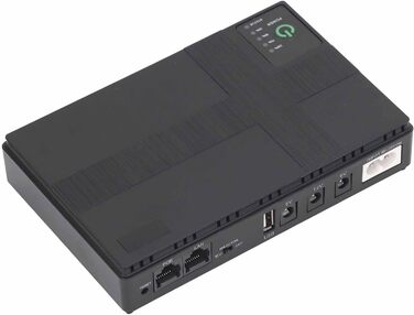 Резервний маршрутизатор Mini UPS Battery Backup 10400 мАг, акумуляторне джерело безперебійного живлення з POE для роутера Модем Камера безпеки 5 В 9 В 12 В 2 А 15 В Вилка ЄС 100-240 В