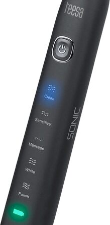 Зубна щітка Teesa Sonic Black Sonic TSA8015, 5 програм чищення чорна