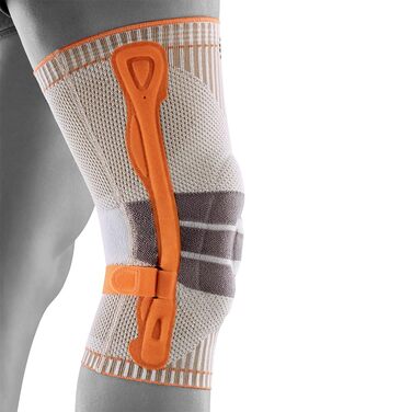 Наколінник BAUERFEIND для туризму Outdoor Knee Support, 1 унісекс наколінник для туристичного спорядження, можна носити праворуч і ліворуч, індивідуально регульований ремінь, мериносова шерсть XL