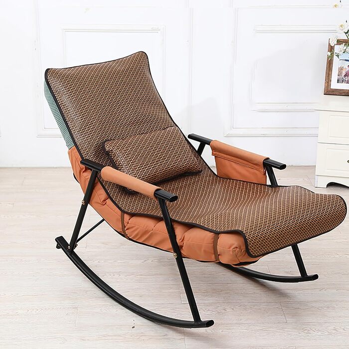 Подушка для шезлонга GAOXIAO Водонепроникна, нековзна та дихаюча подушка Roll Lounger, подушка Шезлонг на відкритому повітрі з поперековою подушкою для приміщень, на відкритому повітрі, для відпочинку, подорожей