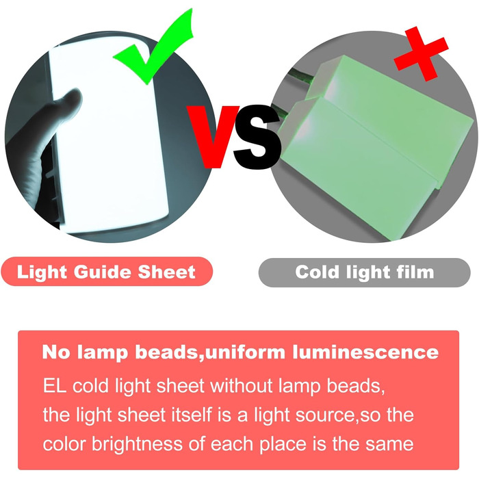 Підсвічування панелі El 8.2 x 5.9 дюйма електролюмінесцентне освітлення El Leaf Panel своїми руками El Cutable Підсвічування Паперова лампа Лист Неон для косплею Прикраса вечірки Світловий елемент