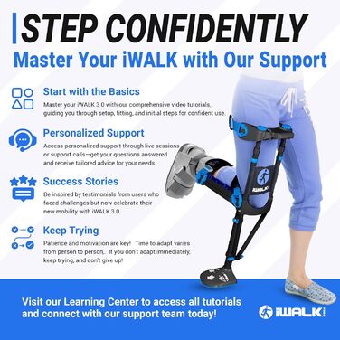 Колінна милиця iWALK2.0 – інноваційна альтернатива звичайним милицям