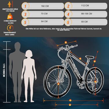 Акумулятор eMTB гідравлічні гальма гірські електричні велосипеди чоловічі сірий, 275 27.5 E Bike 250W/36V 15.6Ah