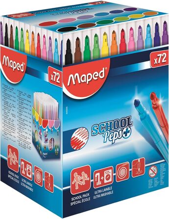 Дисплей 72 шт., 845000 Fibre Pen COLOR'PEPS Long Life