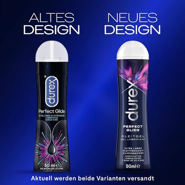 Мастило на силіконовій основі для тривалого змащення Durex Play Perfect Glide 3 шт. 50 мл у практичній дозуючій пляшці