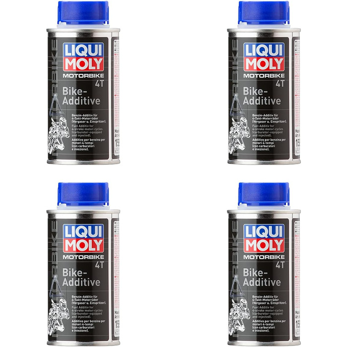 Оригінальна Liqui Moly 125 мл Добавки для мотоцикла 4T Добавка для мотоцикла 1581, 4 шт.