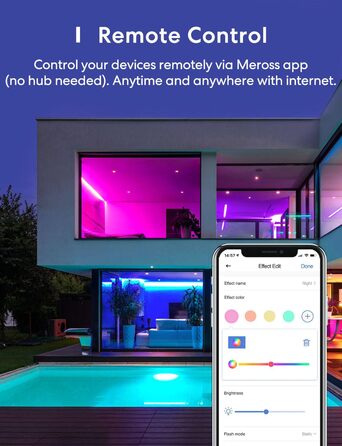 Працює з Apple HomeKit, Wi-Fi Led Strip, Smart RGBWW Strip, сумісними з Alexa та Google, для дому, вечірки, Різдва SMART та для HomeKit 5M, 5m