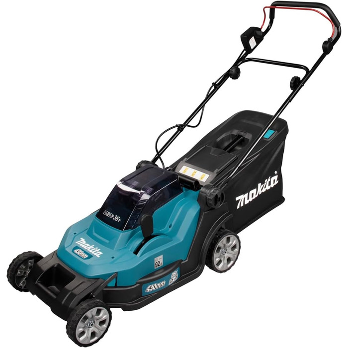 Акумуляторна газонокосарка Makita DLM432Z 2x18 V (без акумулятора, без зарядного пристрою) Акумуляторна газонокосарка одинарна