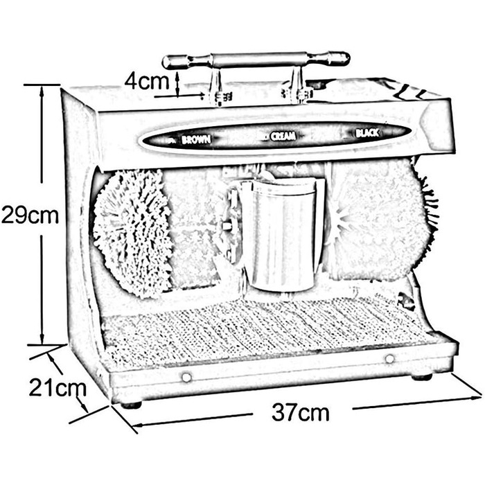 Інтелектуальна полірувальна машина для взуття SHENJIA - автоматична індукційна машина для домашнього використання - без зусиль надає блиск і полірує взуття