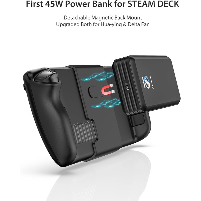 Магнітний акумулятор Antank 20000mAh для Steam Deck, 45W PD 3.0