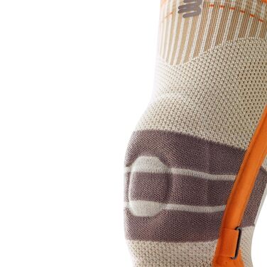 Наколінник BAUERFEIND для туризму Outdoor Knee Support, 1 унісекс наколінник для туристичного спорядження, можна носити праворуч і ліворуч, індивідуально регульований ремінь, мериносова шерсть XL