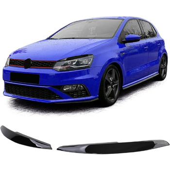 Накладки на фари Evil Eye Black Gloss підходять для VW Polo 6R 6C 09-17