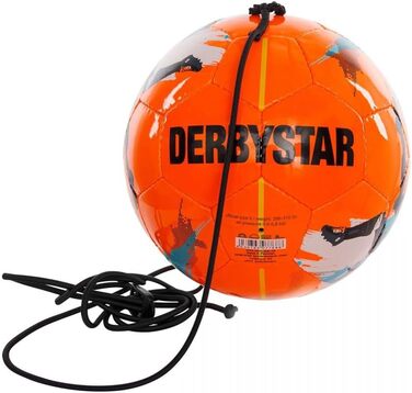 М'яч футбольний Derbystar Multikick помаранчевий жовтий синій 47 см