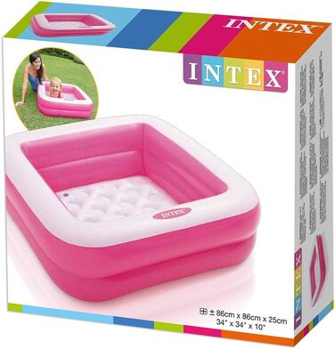 Басейн Intex Baby Pool Play Box Pool, різні кольори, 85 x 85 x 23 см, різні кольори