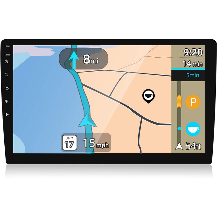 Автомобільна стереомагнітола YUNTX PX6 Android 12 4G 64G - GPS 2 Din Bluetooth 5.0 із задньою камерою - IPS 2.5D 10.1 дюйма - підтримує DAB / керування на кермі / 4G / WiFi / Bluetooth / Mirrorlink / Carplay / USB (універсальний PX6-9 дюймів-A)