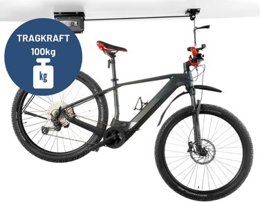 Електричний велосипедний підйомник Pallit BIKELIFT Вантажопідйомність 100 кг Висота підйому 3000 мм Велосипедний кронштейн для ковдри Підйомник для електровелосипеда