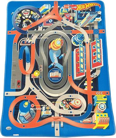 Килимок Tappeto Gioco Arredo Hot Wheels 120 x 90 см, медіум, 42025