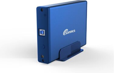 Зовнішній жорсткий диск Sonnics 1 ТБ 3.5', USB 3.0, сумісний з Xbox One / PS4 / Windows PC/Mac (настільний непортативний), живлення від мережі, синій