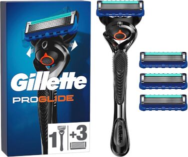 Волога бритва Gillette ProGlide чоловіча, бритва 4 леза бритви з 5-кратним лезом, подарунок для чоловіків Alt (1 упаковка)