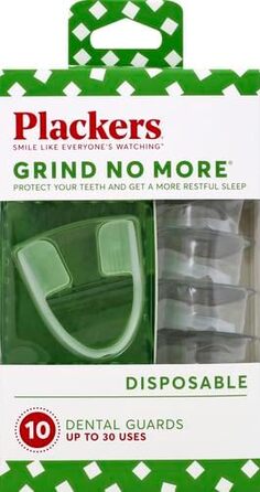 Капа Plackers Grind No More Teeth Grining, синя, 10 шт.