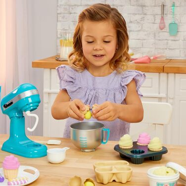 Набір пекаря Little Tikes Creative Chefs - зі спеціальним ігровим піском Make-It, 18 аксесуарів, реалістичний набір пекаря для рольових ігор, для хлопчиків і дівчаток віком від 3 років, не є набором пекаря ESSBAR