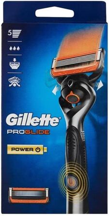 Тример для бороди для чоловіків Gillette Fusion ProGlide Power, леза бритви від руки, 1 ручка та 1 лезо бритви з 1 лезом, очищають найскладніші ділянки