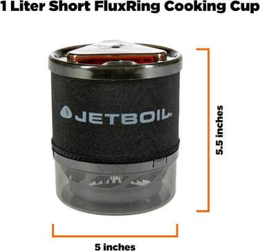 Система приготування їжі для кемпінгу та рюкзаків Jetboil MiniMo з регульованим регулюванням нагріву Вуглецеве волокно