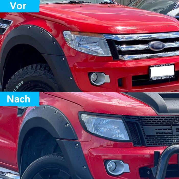 Чохол для фар JHCHAN для Ford Ranger 2012-2014 T6 Wildtrak XL XLT Limited Tremor Headlight Components Black (Кришка фари Ranger 2012-2014)