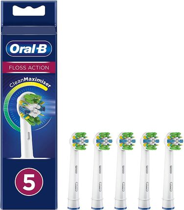 Щітки для глибокого чищення електричної зубної щітки Oral-B, 5 шт. , зі щетинками CleanMaximiser для глибокого чищення міжзубних проміжків