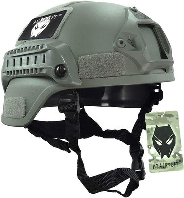 Шолом з бічною рейкою та кріпленням NVG FG, 2000 Style Softair Tactical Combat Army Military Airsoft Paintball