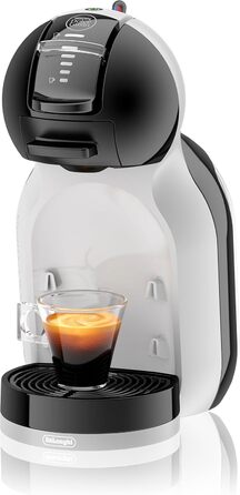 Капсульна кавоварка NESCAF De'Longhi EDG 155.BG Dolce Gusto Mini Me (для гарячих і холодних напоїв, тиск насоса 15 бар, резервуар для води 0,8 л) чорний / арктичний сірий