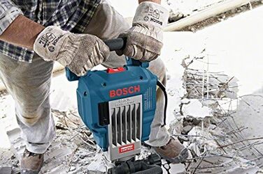 Ударний молоток Bosch Professional GSH 16-30 (у комплекті з додатковою ручкою, ручкою для перенесення, мастилом, машинною ганчіркою, загостреним зубилом , шестигранником 30 мм, 400 мм, візком) 30 мм Базовий