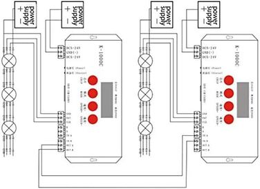 Контролер Cleiscry K-1000C (T-1000S оновлено) K1000C WS2812B,WS2811,APA102, t1000S WS2813 LED 2048 пікселів програмний контролер DC5-24V