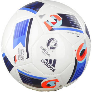 Чоловічий м'яч adidas Euro 2016 Mini, білий/яскраво-синій/нічний індиго, 1