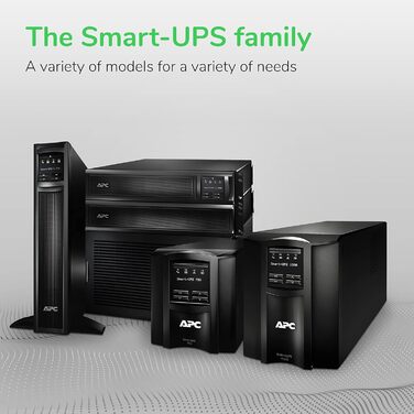 Інвертор APC Smart-UPS 1000 В з рідкокристалічним дисплеєм RM (монтаж у стійку) змінного струму 120 В, 700 Вт, 1000 В, вихідний USB, 62U Чорний із APC SmartConnect для контактних даних AR4018SPX432, AR4024SP, AR4024