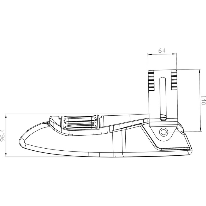 Підлокітник Profistop правий підходить до чохла Grammer Maximo Actimo M L XL XXL Fendt Deutz IHC