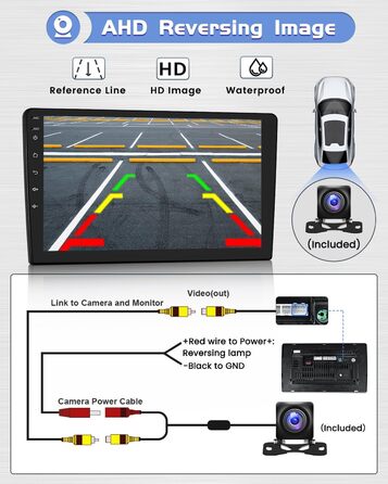 Автомобільна стереосистема Android 13 з бездротовим Carplay Автомобіль Android для Mazda 5 2007-2010 9-дюймова автомагнітола з GPS Navi Bluetooth WiFi RDS HI-FI FM 2USB SWC камера заднього виду, 2G64G