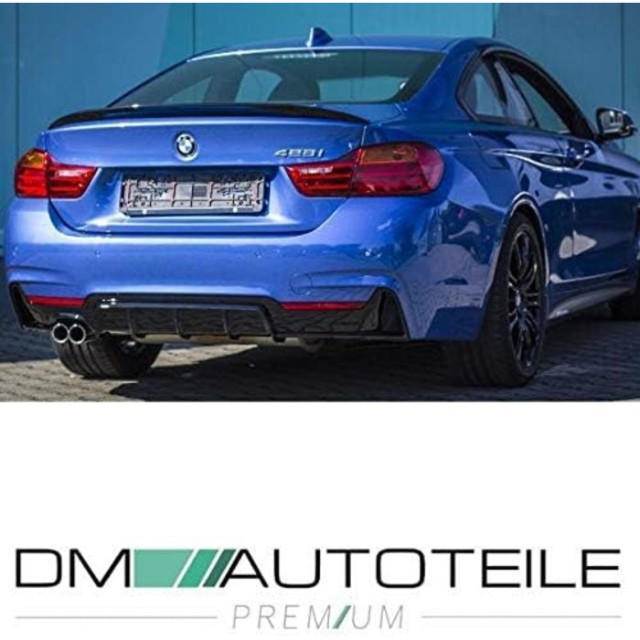 Задній спойлер DM Autoteile Sport-Performance Shadow Line PAINTED підходить для F32 3M ABE