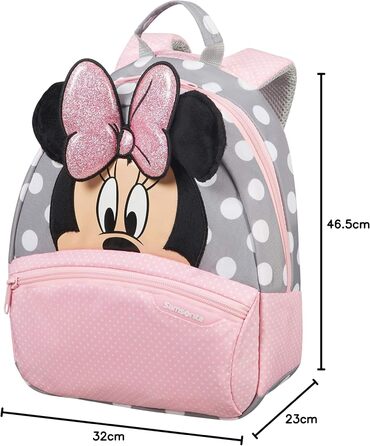 Л), 2.0 - Spinner S Kids Luggage (Multicolour) Minnie Glitter Spinner XS (46