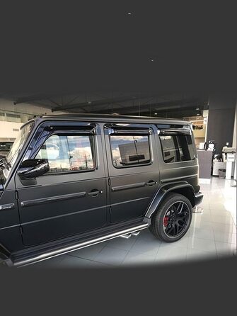 Вітровий дефлектор Дощовик для Mercedes Для Benz G Class W461 W463 G350 G400 G500 2004-теперішній подарунок Пластиковий віконний козирок Вентиляційні штори Сонце Дефлектор дощу Протектор вітру (Розмір 2019-2023 2019- 2023 6 шт.