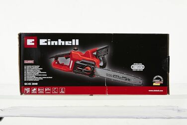 Електрична ланцюгова пила Einhell GC-EC 2040 (2000 Вт, довжина шини 40 см, натягування ланцюга без інструменту, макс. швидкість ланцюга 15,5 м/с) нова версія