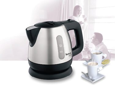 Чайник Tefal BI8125 Місткість 0,8 літра 2200 Вт Бездротовий зв'язок Розетка 360 Захист від сухого/перегріву 22 см Д x 24,9 см Ш x 55,8 см В Одноколірний