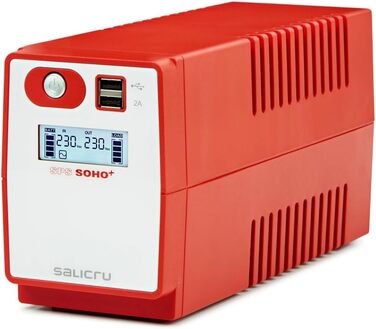 ДБЖ SALICRU SPS 1200 SOHO (лінійний інтерактивний ДБЖ 500 ВА - 2200 ВА з подвійним зарядним пристроєм USB) (650 ВА)