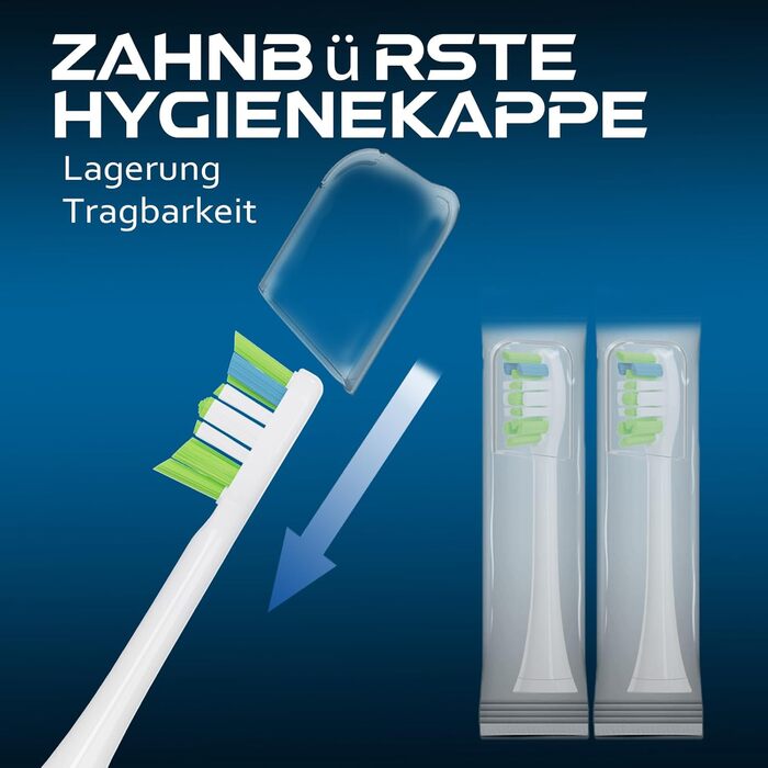 Змінні щітки AYAITEE сумісні з Philips Sonicare ProtectiveClean 4500, 4300, 3100, W-Bristles, середні насадки для алмазного чищення, насадка для зубної щітки 16 шт. , чорна/біла чорна/біла 1 шт. (16 шт. в упаковці)