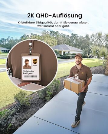 Камера спостереження AOSU 2K Outdoor Battery 240 Days 2-Kit with HomeStation 32 GB Local Storage without Subscription Бездротова камера спостереження Outdoor Motion Sensor Light and Sound Alarm 2-audio Audio Color Night Vision